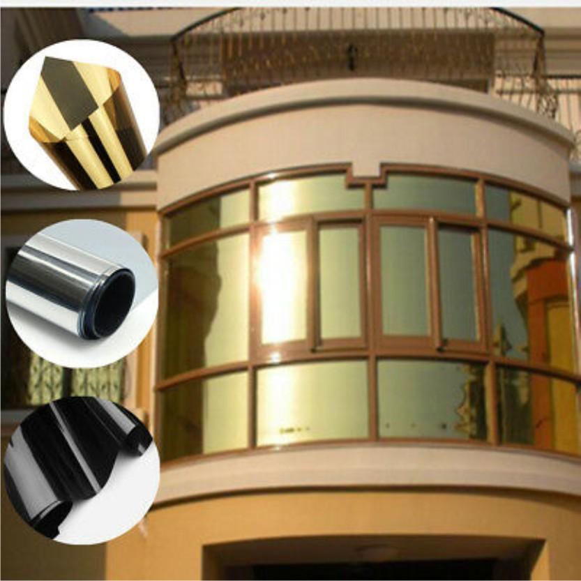 برچسب رفلکس طلایی شیشه ساختمان50سانتی